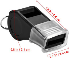 12 Packs Sports Whistles with Lanyard, for Coaches, Referees and Officials