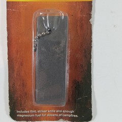 Magnesium Fire Starter Flint Striker Knife Campfire Tool Item 69457