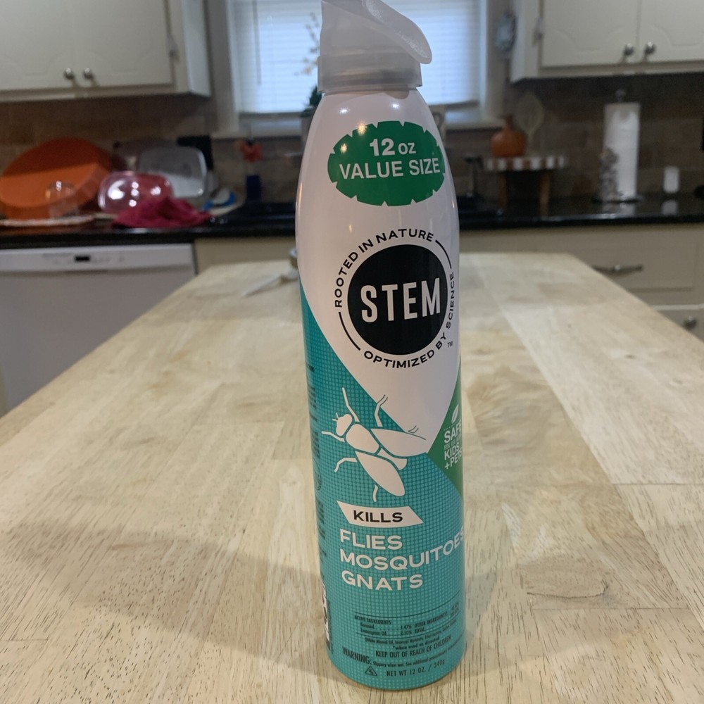 STEM 12oz Value Size. Kills Flies Mosquito Gnats , Kid And Pet Safe New