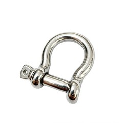 316 Stainless Steel D Ring Bow Shackle 5/16″ 5 Pack