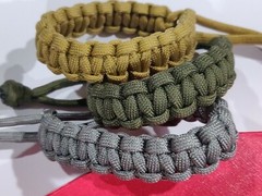 3 PACK HANDMADE UNISEX MAD MAX FURY ROAD STYLE 550 PARACORD BRACELETS