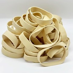 Tactical Rubber Bands #84 (3 1/2» x 1/2»), 50 Pcs Thick #84, Light brown