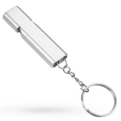 Emergency Survival Whistle Aluminum Dual Tube Camping Hiking Outdoor Safety