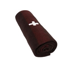 Swiss Army Wool Blanket With Cross 62×80 Fire Retardant Safety Blanket