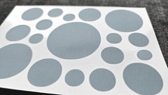 x-repair 18pcs Self Adhesive Repair Patches Circles Repair Stickers Nylon