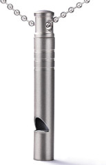 Titanium Emergency Whistle,Survival Safety Whistles Loud up to 120Db,Edc Whistle