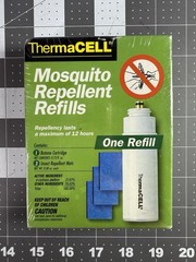 Thermacell Mosquito Repellent Refills – 12 hours of protection Cartridge & Mats