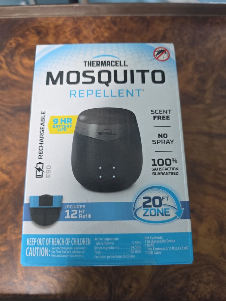 Thermacell E55X Rechargeable Mosquito Repeller – Charcoal