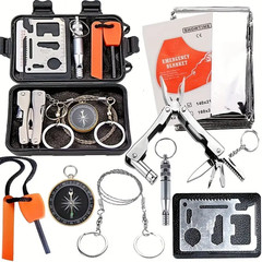 8 Piece Wilderness Survival Kit – Self-Rescue Tools