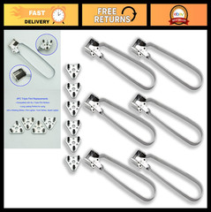 Triple Flint Torch Striker Set – 6pcs with Long Lasting Replacement Flints, Spar