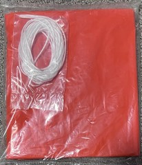 Outdoor Vinyl Tube Tent Camping/Hiking Emergency Essentials Survival Shelter 8ft
