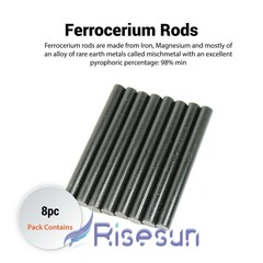 Lot Ferrocerium Flint Fire Starter Ferro Rod Magnesium Outdoor Survival Camping