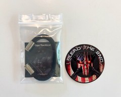 NRA.. Paracord Bullet Casing Bracelet…2nd Amendment…Nickel 9mm…Black..lrg