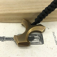 Brass Outdoor EDC Tool Multifunctional Pendant Keychain Emergency Window Breaker