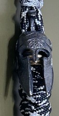 Sparrow’s EDC knife lanyard / Keychain Spartan Helmet Bead