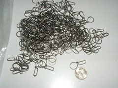 12 STAINLESS ZOMBIE CLIPS 125LB BUG OUT SURVIVAL BAG BACKPACK PREPPER EMERGENCY