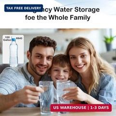100Gallon Bathtub Bladder for Emergency Water Storage, BPA-Free Water Container