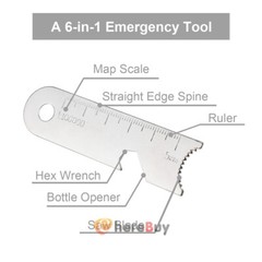 US Emergency Military Magnesium Rod Flint Fire Starter Striker Army Firestarter