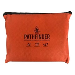 The Pathfinder School All Purpose Emergency Survival Blanket (Orange) Orange
