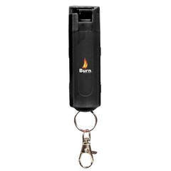 2 Pack BURN Pepper Spray Self Defense Combo 1/2oz Black & Pink