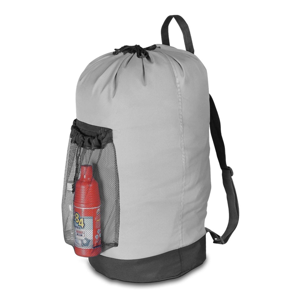 Dalykate Backpack Laundry Bag, with Shoulder Large, Grey