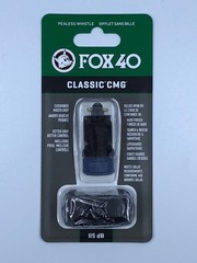 BLACK Fox 40 Classic CMG Whistle Official Coach Safety Alert Rescue W/ LANYARD