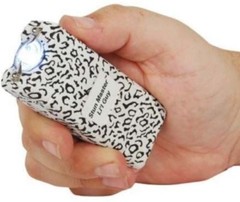 Stun MASTER Women Self Defense Rechargeable LED FLASHLIGHT Mini Hand Stun Gun AP