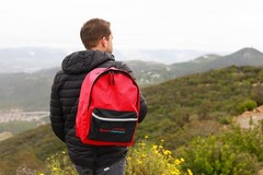 2 Person Emergency Kit 3 Day Survival Backpack Natural Disasters Prepared Red US