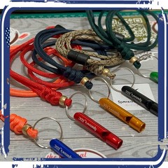 Sparrow’s EDC Survival Aluminum Whistle Keychain / Safety Lock/Breakaway Buckle