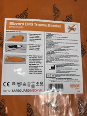 Blizzard EMS Trauma Blanket Flat Pack PBS-210 Exp:05/2030 Sealed Free Shipping
