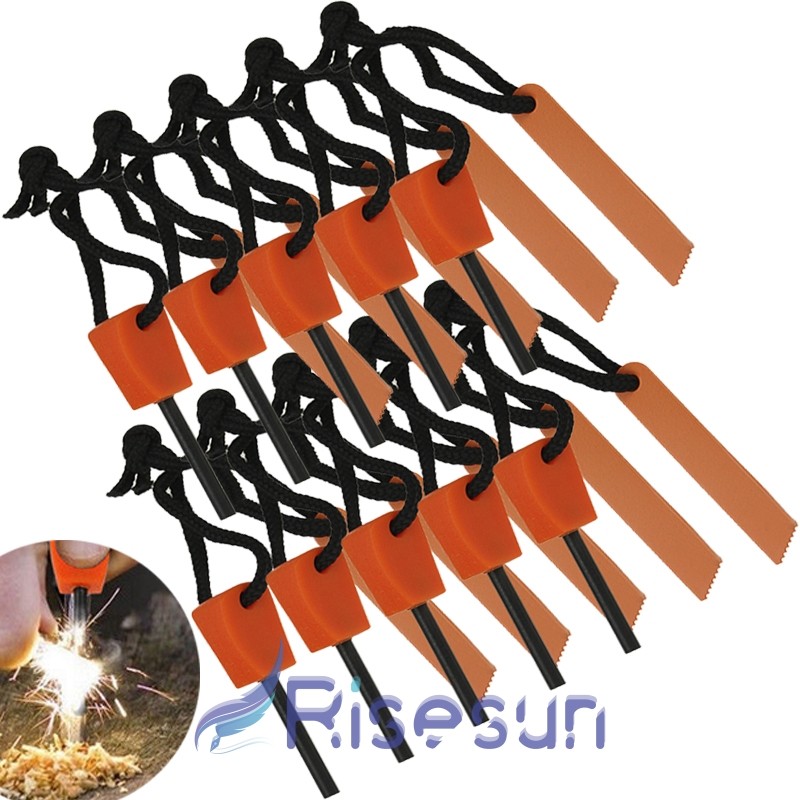 Waterproof Fire Starter Ferro Rod Flint Striker Fire Flint stone Emergency Home