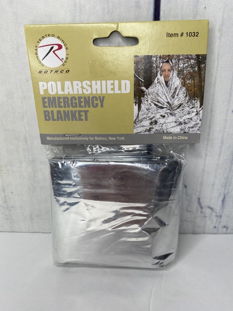 Rothco Polarized 1 Person Polarshield Survival Blanket 84″ X 53″ 2oz 1032