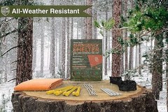 Lot 2 Emergency Survival Shelter Mylar Tube Tent 2 Person Tent Swiss Safe