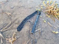 Ferro Rod Fire Starter – The BigDaddy – Black – 5in by 1/2in with 550 Paracord