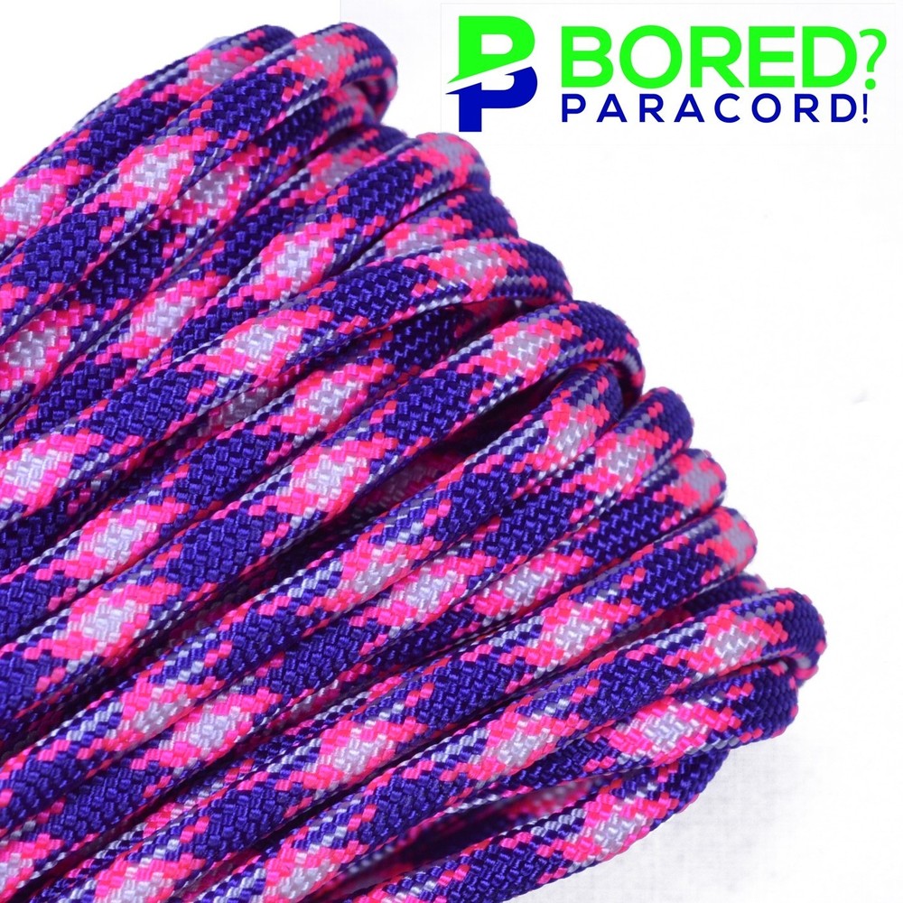 Purplelicious – 50 FT – 550 Paracord Rope 7 strand Parachute Cord