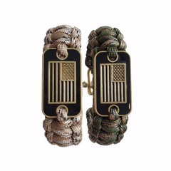 VAYOBOO Paracord Bracelet – Tactical Survival for Adjustable, Bronze