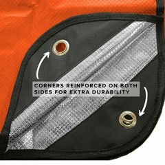 ARCTURUS OUTDOOR SURVIVAL BLANKET/TARP/PONCHO 60″ X 82″ – Hi-Viz Orange
