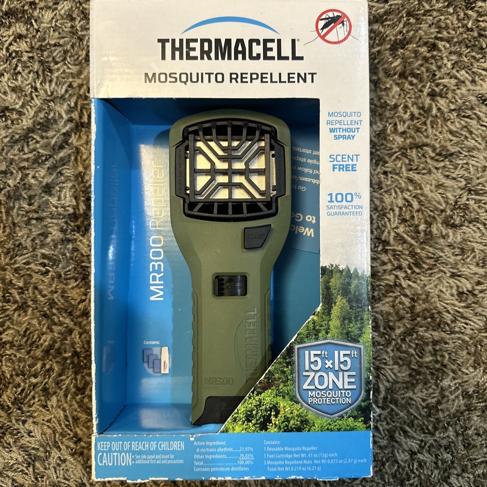 Thermacell Mosquito Repellent MR300 Portable Heat Activated Repellent New Sealed