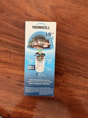 Thermacell Mosquito Repellent BONUS 24 HOUR PACK 15 ft Zone No Spray Scent Free