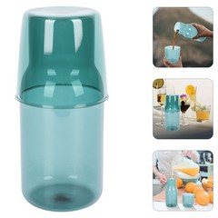 Water Glass Bottle Set Travel Drinking Cup Reusable Cups Pitcher
