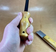Bushcraft Camping Survival Firesteel Ferro Rod Osage Orange Striker Scraper Set