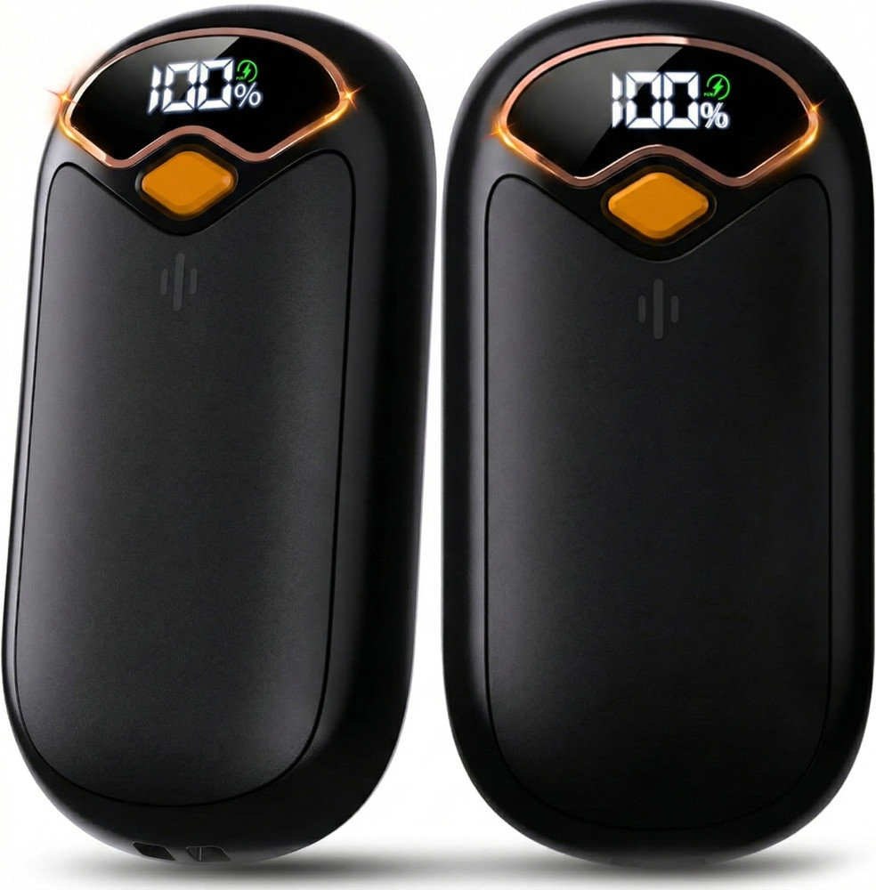 2 Pack Rechargeable Hand Warmers 7000mAh – Magnetic Portable Electric Heaters