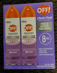 Off Clean Feel Insect Repellent 2 Pk 9oz Each