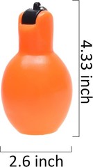 Durable 2-Pack Hand Squeeze Whistles with Lanyards – Unisex for All Ages