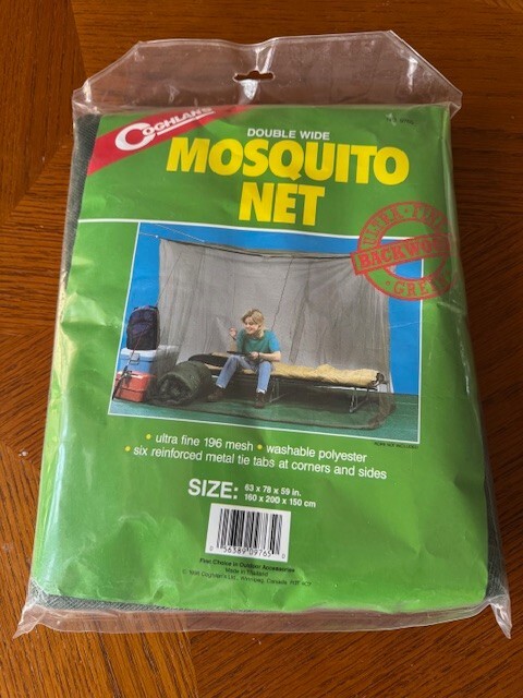 Coghlan’s Double Wide Ultra-fine Net, Green, Mesh Netting Protects from Bugs