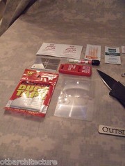 NEW! «Pocket Urban Survival Kit» Washington DC Map, Knife, Whistle, Compass