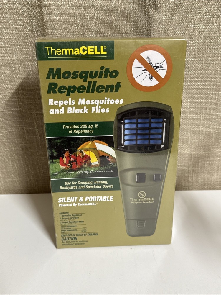 Original ThermaCELL Mosquito Repellent Silent Portable Black Flies Camping New