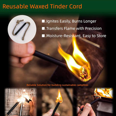 Survival Fire Starter Kit – Ferro Rod & Magnesium Fire Starter Compact Solo Stov