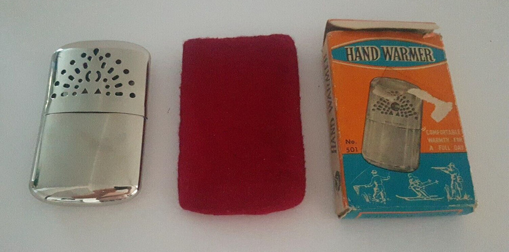 Vintage Hand warmer #501 made in Hong Kong Original Box