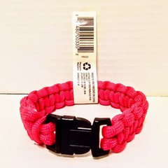 Everbuilt 550 Paracord 7 Strand Large Red Survival Bracelets – Lot Of 104 – New